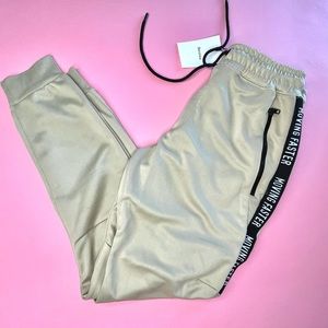 Bershka tan joggers pants New